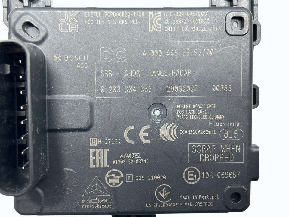 NEW Mercedes Benz ACC SRR Short Range Radar, distance sensor A0004465592