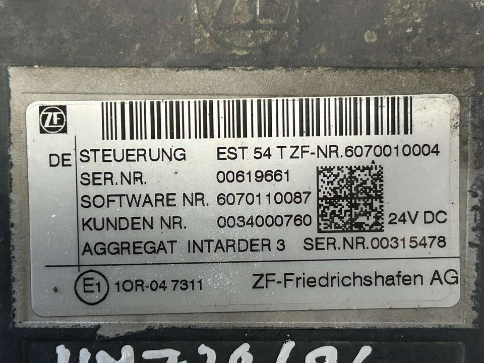 Control unit 6070010004 intarder 3 MAN Trucks TGX I 2016